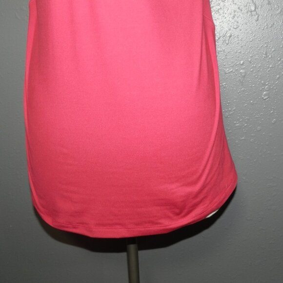 Athleta Womens Reddish Pinkish Workout Keyhole Athletic Tank Top Size Medium - Picture 6 of 8